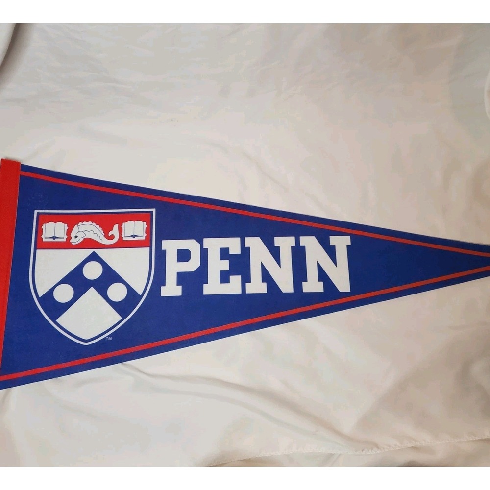 Penn Quakers University Pennant NCAA Officially Licensed Size 30x12in Brand New!